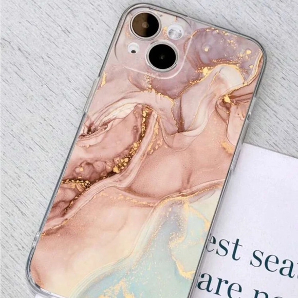 ⚠️Clearance iPhone 12/Pro/Pro Max Pink Marble Phone Case - Picture 3 of 4